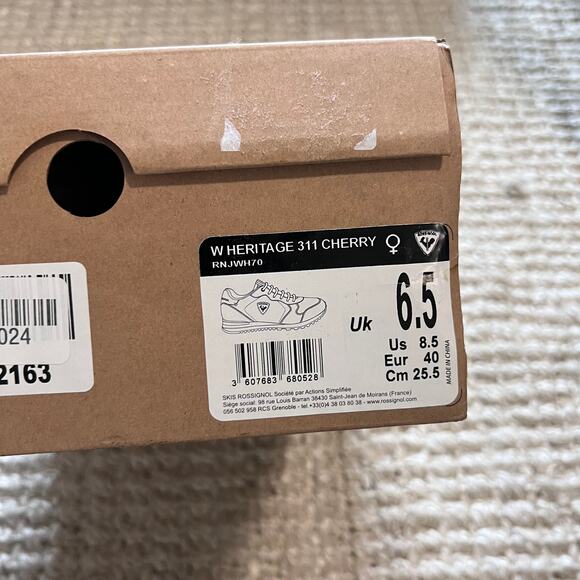 Rossignol Womens Heritage 311 Cherry Sneaker Sz UK 6.5/US 8.5 - Picture 7 of 7